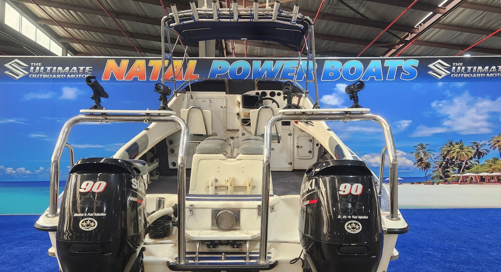 KINGCAT 170 ON TRAILER 2 X 90 HP SUZUKI 4 STROKES