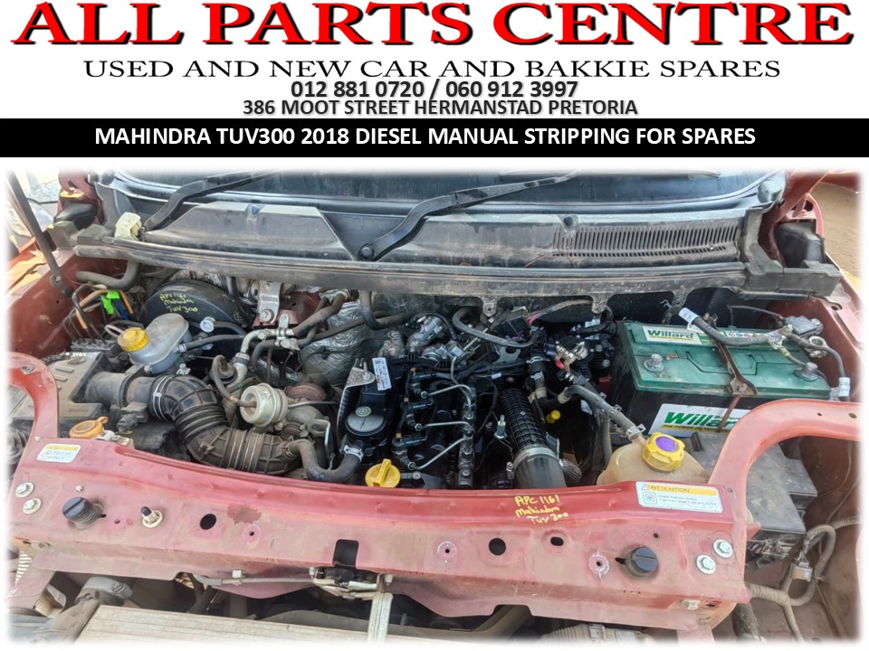 Mahindra Tuv300 2018 diesel manual stripping for spares