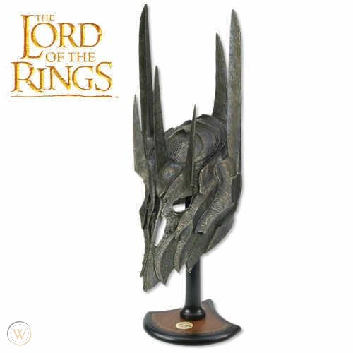 LOTR Lord of the Rings. Dark Lord Sauron Helm. Limited Edition (UC1412) LOTR Lord of the Rings. Dark Lord Sauron Helm. Limited Edition (UC1412)