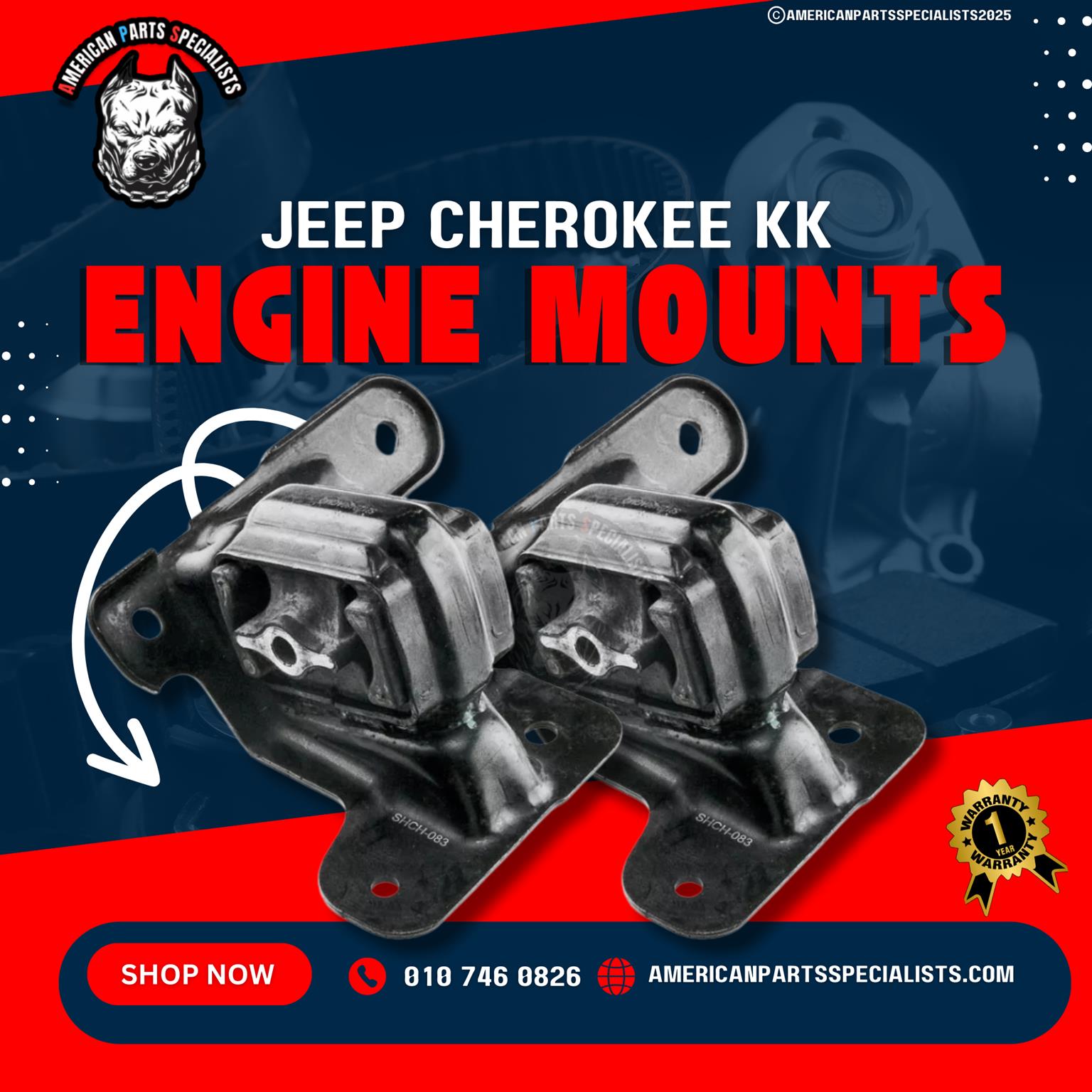 Jeep Engine Mounts For Sale - Private Seller