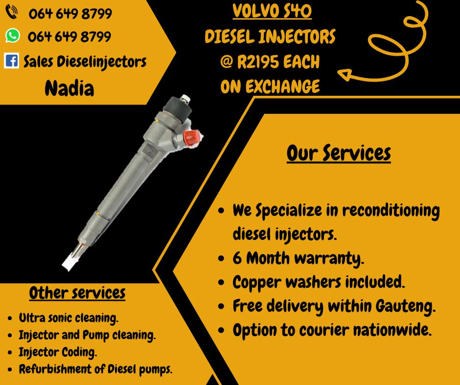 VOLVO S40 DIESEL INJECTORS - Private Seller VOLVO S40 DIESEL INJECTORS - Private Seller