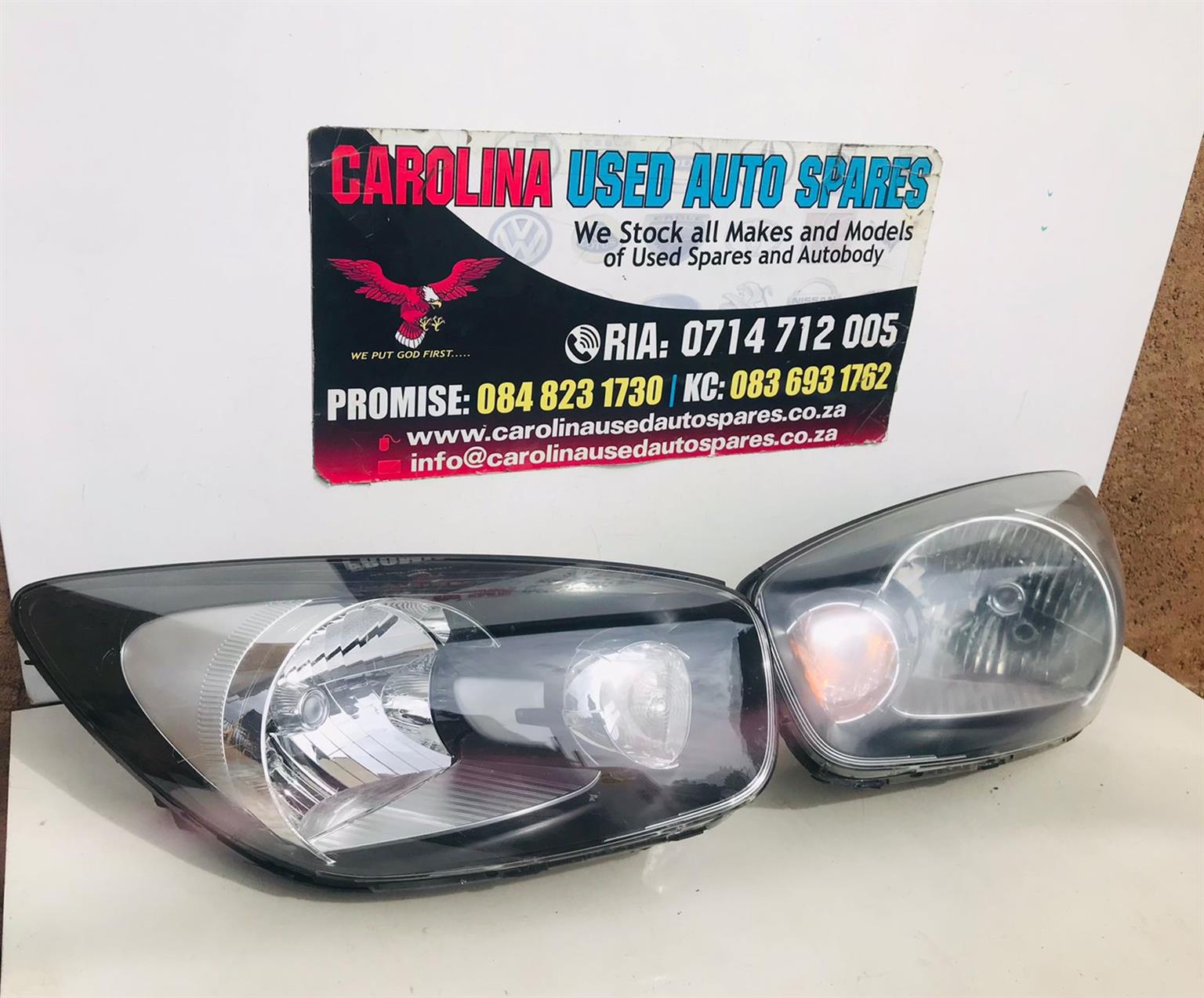 Kia Picanto left and right side headlights - Private Seller Kia Picanto left and right side headlights - Private Seller