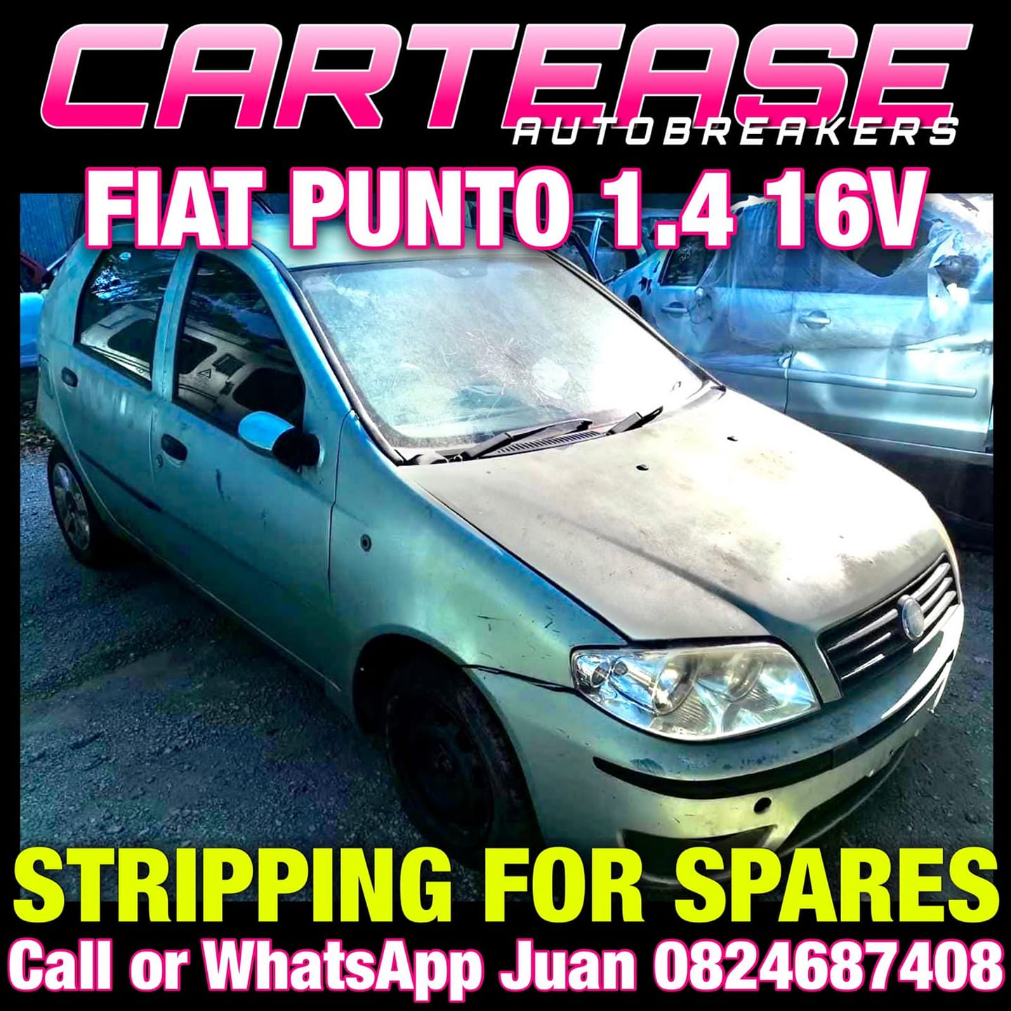 FIAT PUNTO 1.4LT 16V 2004 #188A5000 STRIPPING FOR SPARES - Private Seller FIAT PUNTO 1.4LT 16V 2004 #188A5000 STRIPPING FOR SPARES - Private Seller