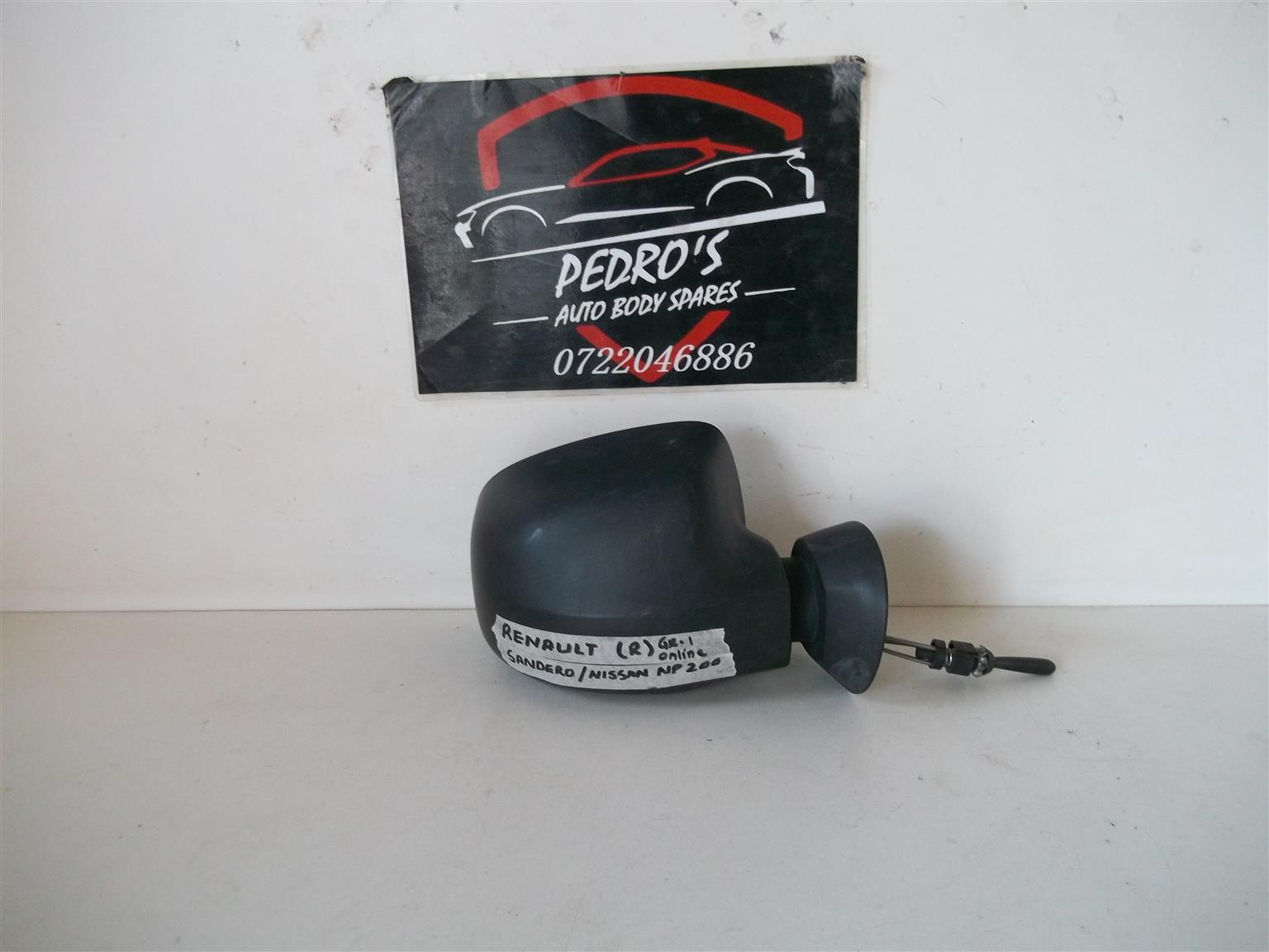Renault Sandero/Logan '09-'13 right manual wing mirror - Private Seller Renault Sandero/Logan '09-'13 right manual wing mirror - Private Seller