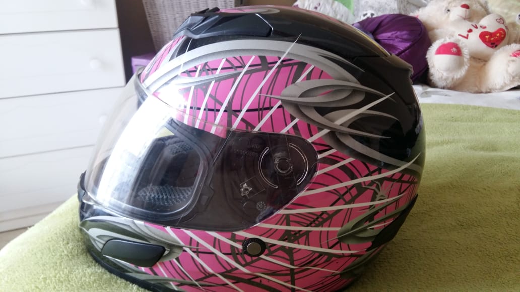 Pink Vega insight Biker helmet 