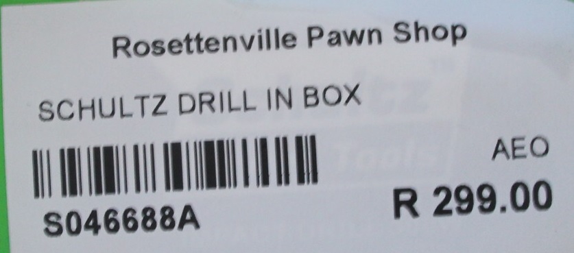 Schultz drill in box S046688A #Rosettenvillepawnshop