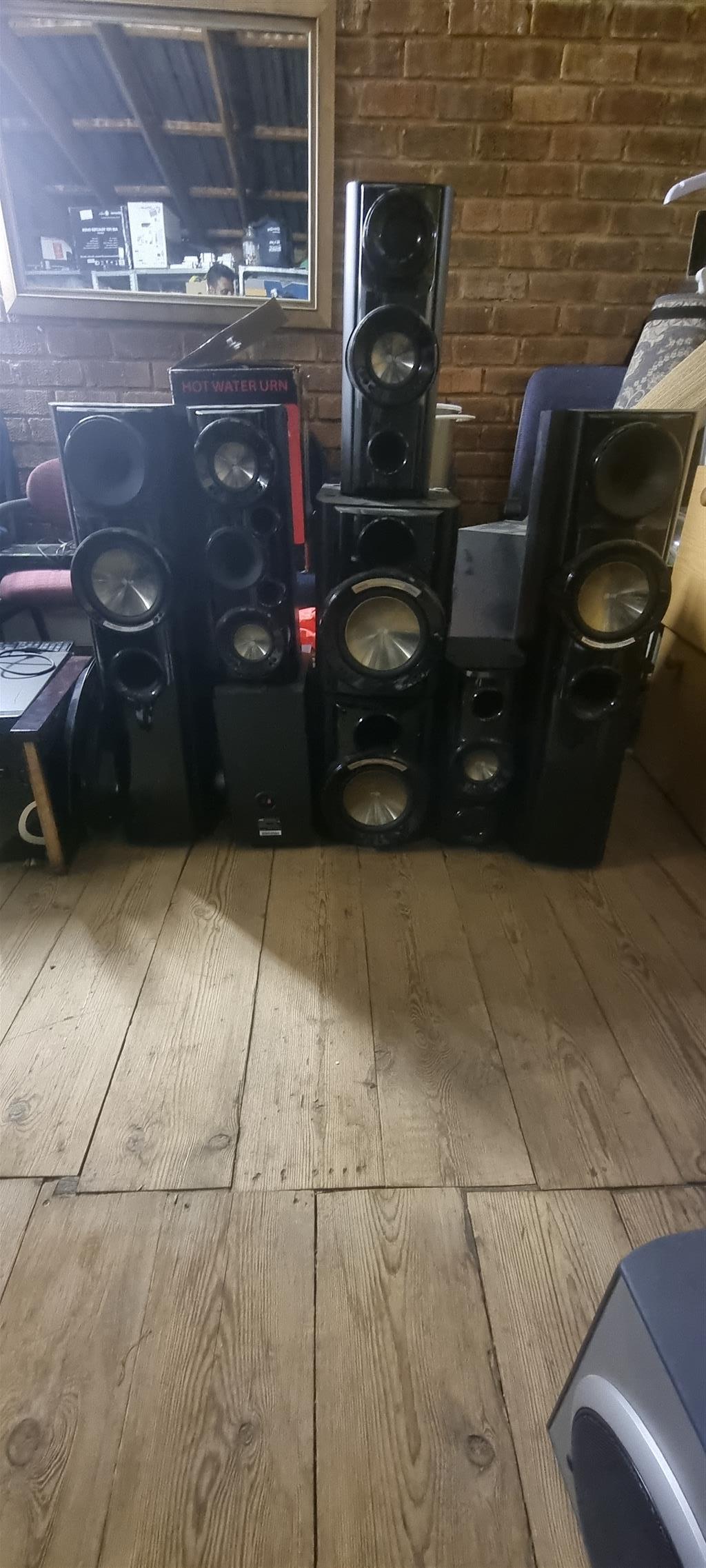 LG surround sound system. 7 speakers all in perfect working condition