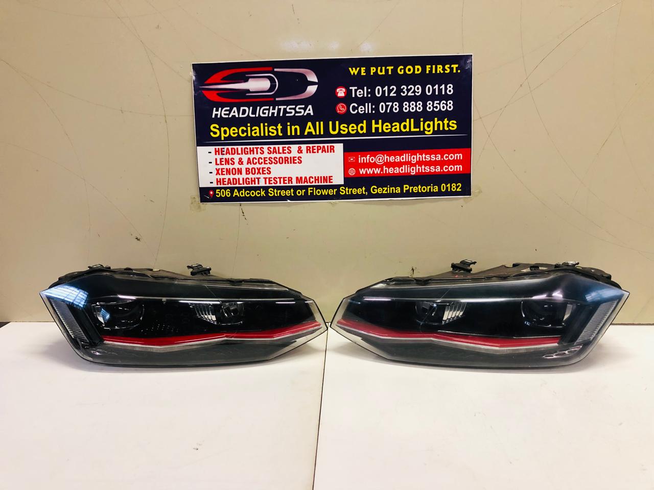 VW Polo 8 GTI left and right side xenon headlights (2018) - Private Seller
