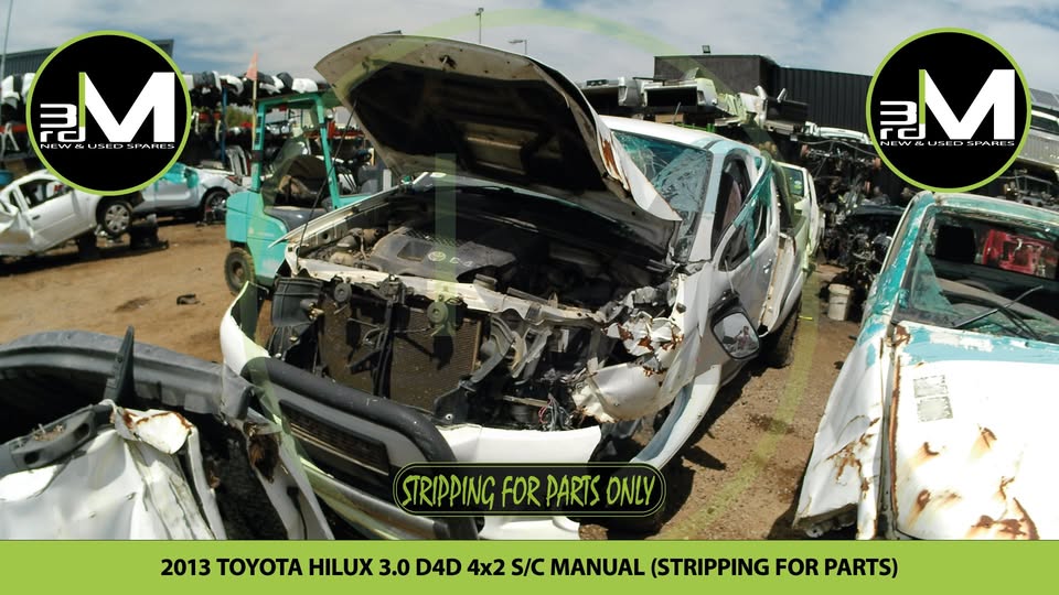 2013 TOYOTA HILUX 3.0 D4D Single Cab (STRIPPING FOR PARTS) - Private Seller 2013 TOYOTA HILUX 3.0 D4D Single Cab (STRIPPING FOR PARTS) - Private Seller