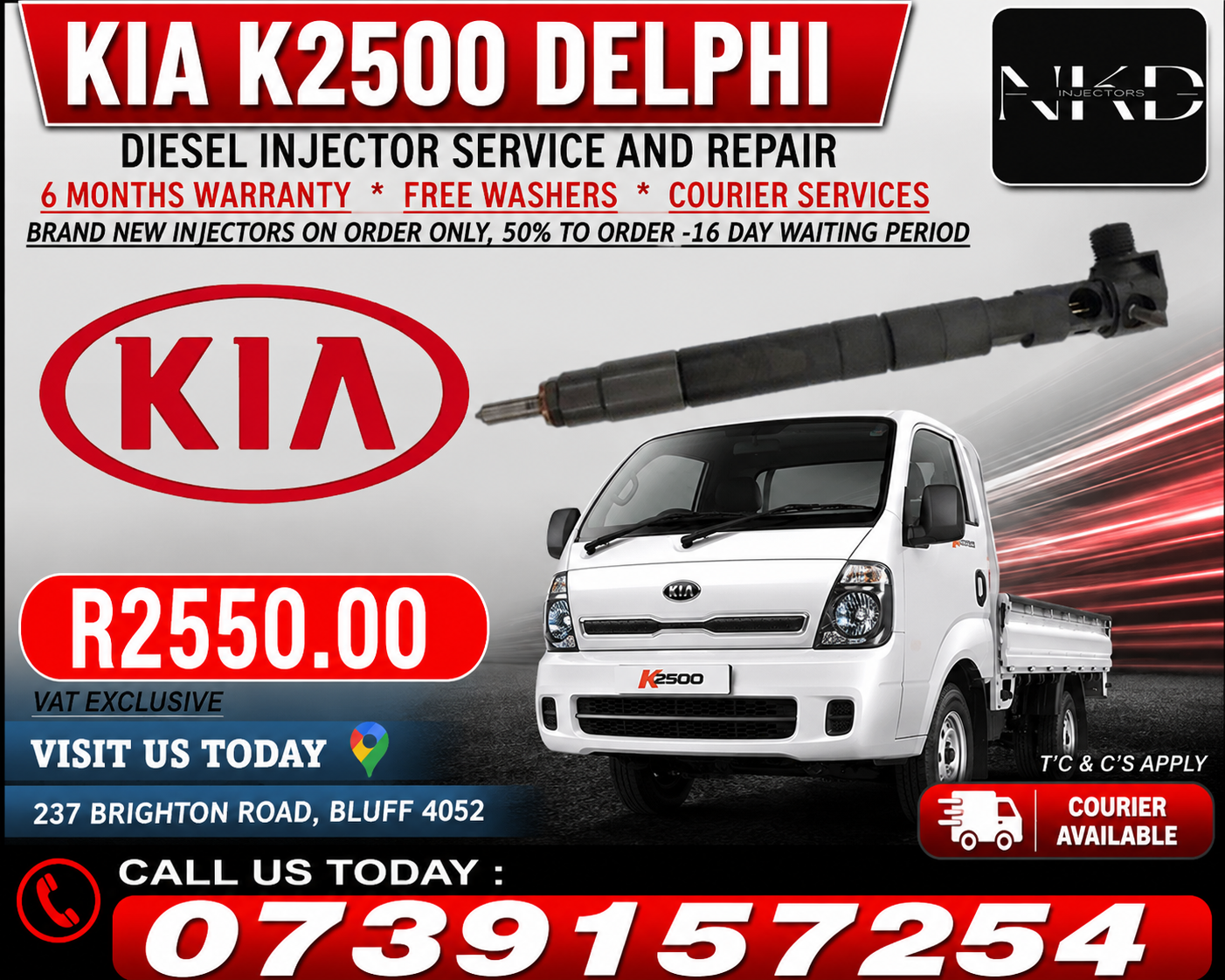 Kia_K2500_Delphi_Diesel_Injectors_On_Recondition - Private Seller Kia_K2500_Delphi_Diesel_Injectors_On_Recondition - Private Seller