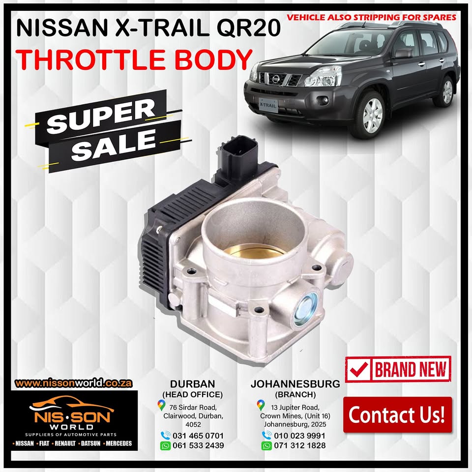 NISSAN X-TRAIL QR20 THROTTLE BODY - Private Seller NISSAN X-TRAIL QR20 THROTTLE BODY - Private Seller