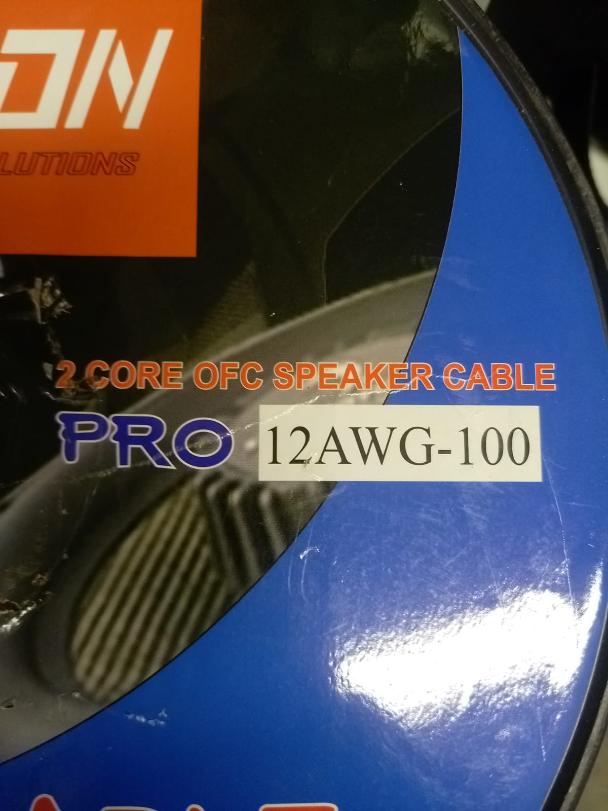 Speaker Cable, 2 Core OFC, PROTON , 12AWG-100