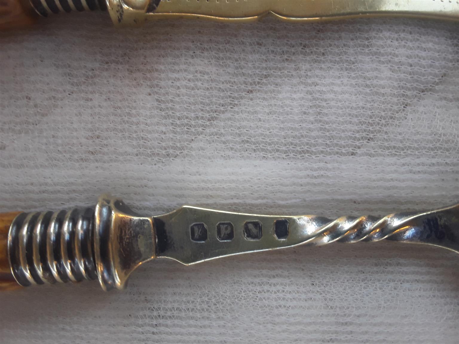 vintage silver cutlery