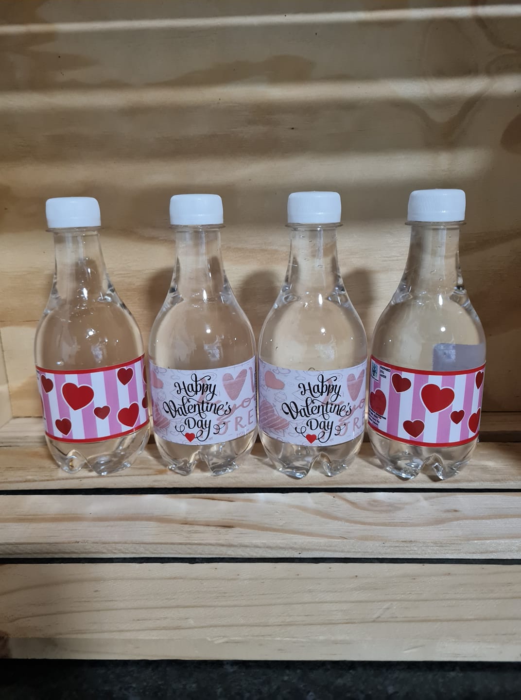 Weding Waters with personalised labels