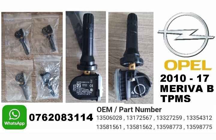 Opel Meriva B TPMS tyre pressure monitor sensors and valves - Private Seller