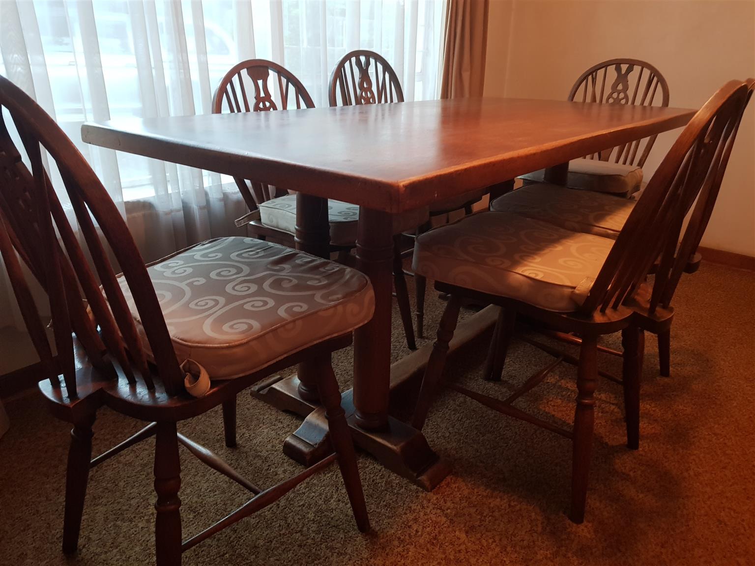 Set of six Windsor Wagon Wheel Chair's Circa1840 -1860