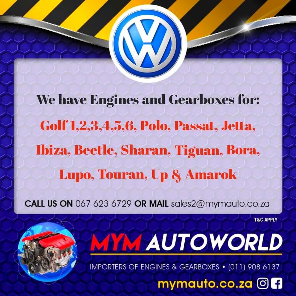 MYM AUTOWORLD IMPORTERS OF USED VW ENGINES AND GEARBOXES - Private Seller MYM AUTOWORLD IMPORTERS OF USED VW ENGINES AND GEARBOXES - Private Seller