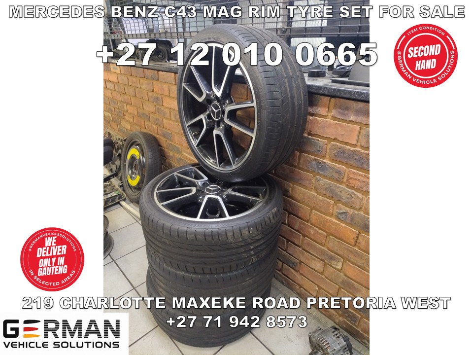 Mercedes C43 Coupe mag rim tyre set for sale used w205 variant - Private Seller Mercedes C43 Coupe mag rim tyre set for sale used w205 variant - Private Seller