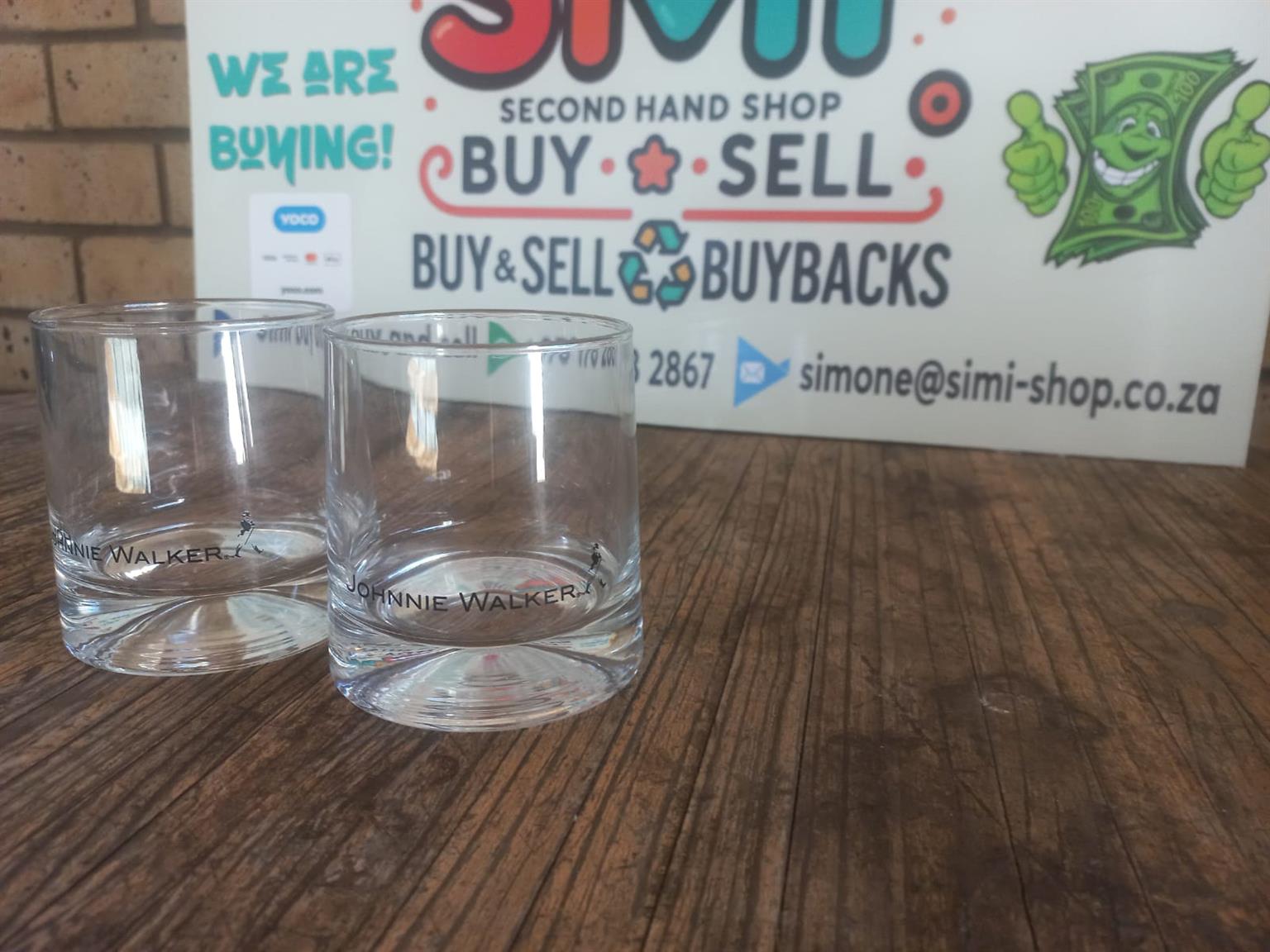 Jhonnie Walker Whiskey glasses Crystal Tumbler