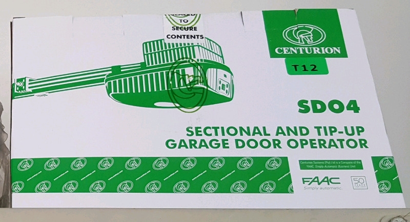Garage Door Motors Centurion SDO4 New Kit