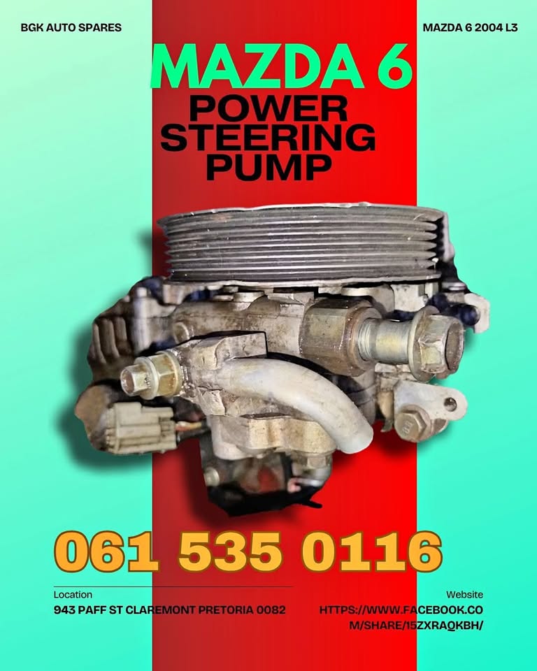 Mazda 6 power steering pump Call or WhatsApp me - Private Seller Mazda 6 power steering pump Call or WhatsApp me - Private Seller