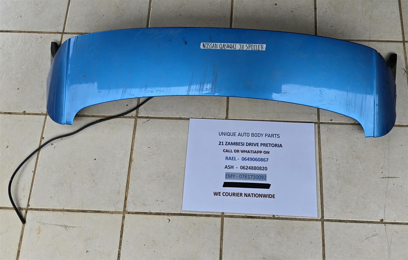 Nissan Qashqai J11 Tailgate Spoiler Nissan Qashqai J11 Tailgate Spoiler