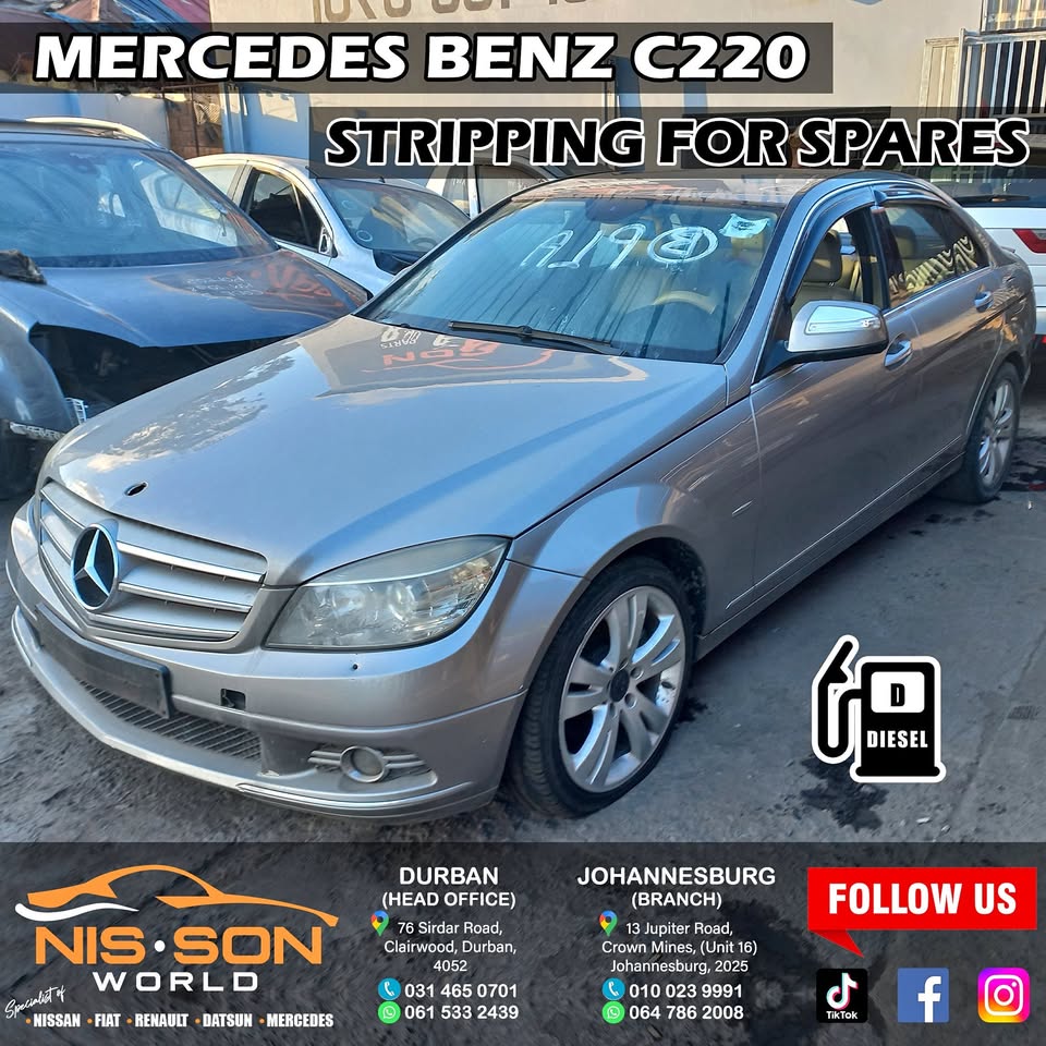 Mercedes Benz C220 Stripping For Spares