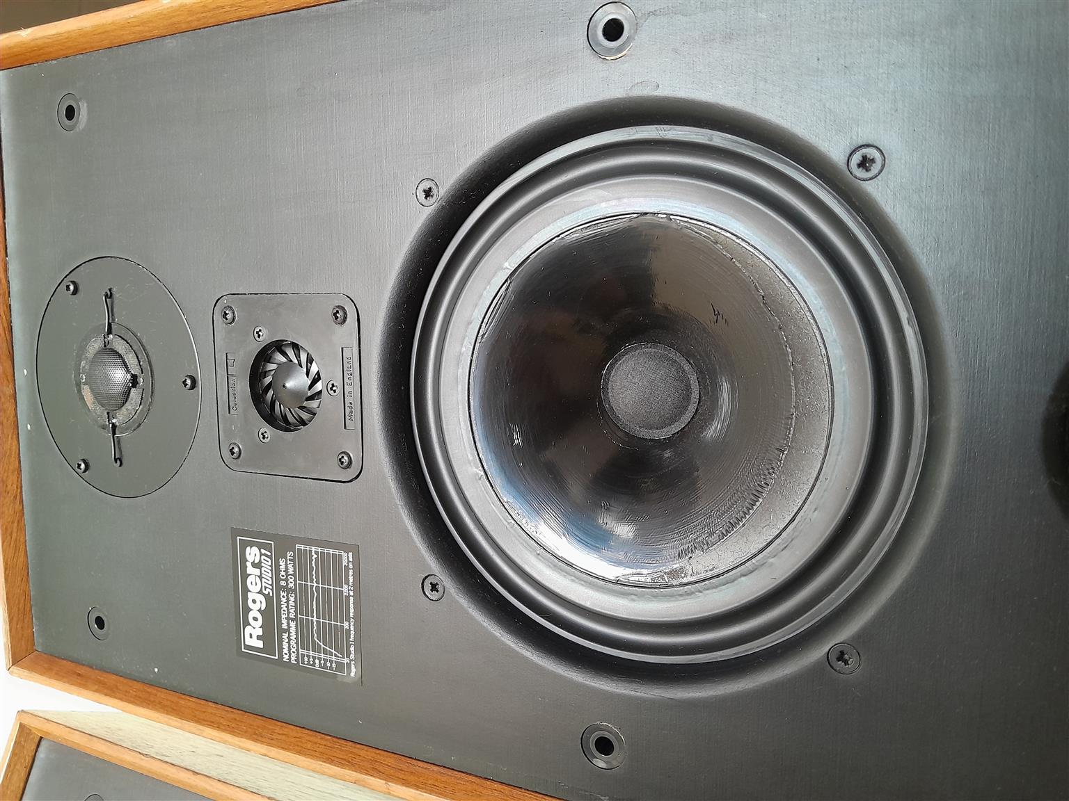 Vintage Roger's Studio 1 spiekers