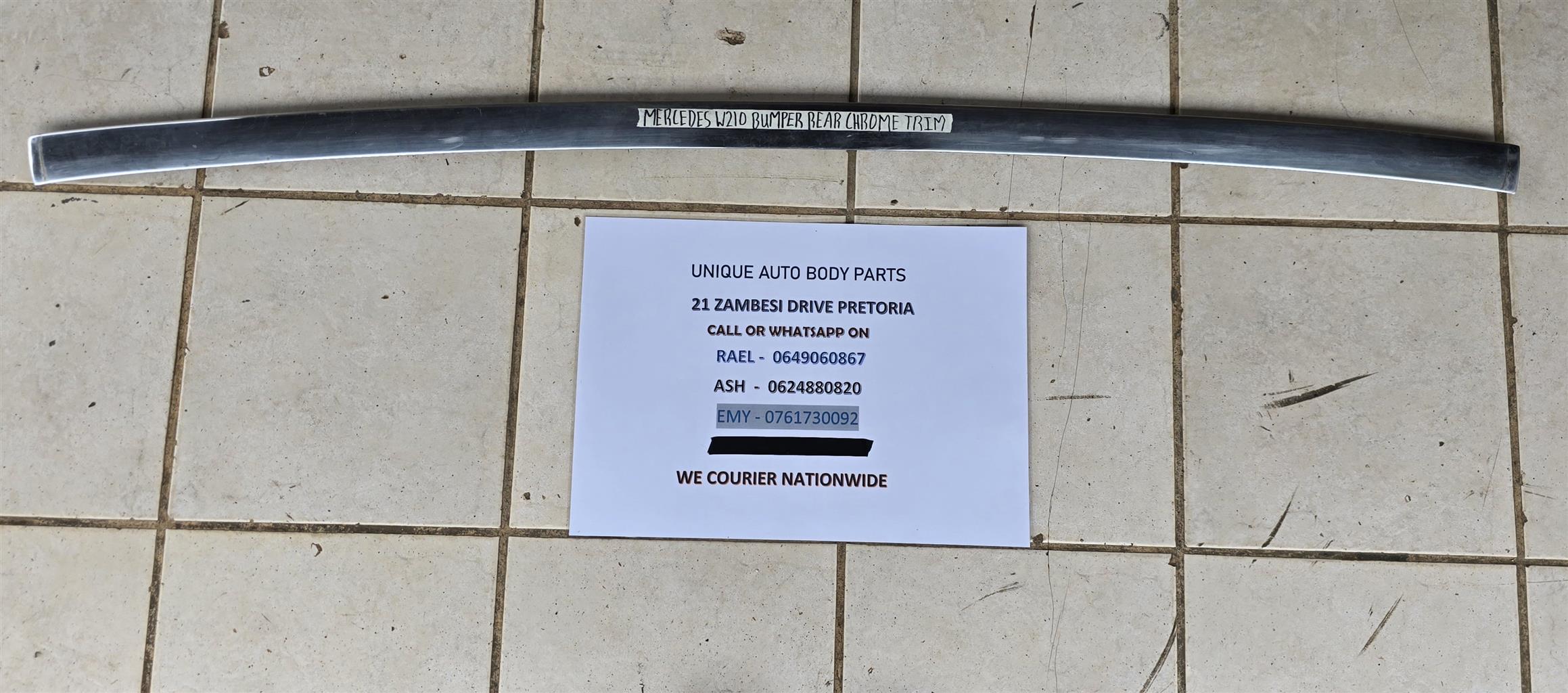 Mercedes Benz W210 Rear Bumper Chrome Trim (Genuine) - Private Seller Mercedes Benz W210 Rear Bumper Chrome Trim (Genuine) - Private Seller