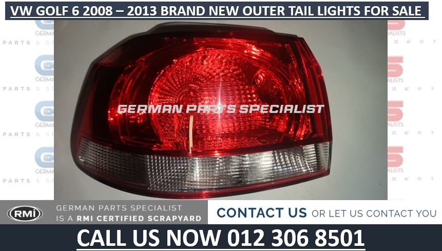 VW GOLF 6 2008 – 2013 BRAND NEW OUTER TAIL LIGHTS FOR SALE - Private Seller VW GOLF 6 2008 – 2013 BRAND NEW OUTER TAIL LIGHTS FOR SALE - Private Seller
