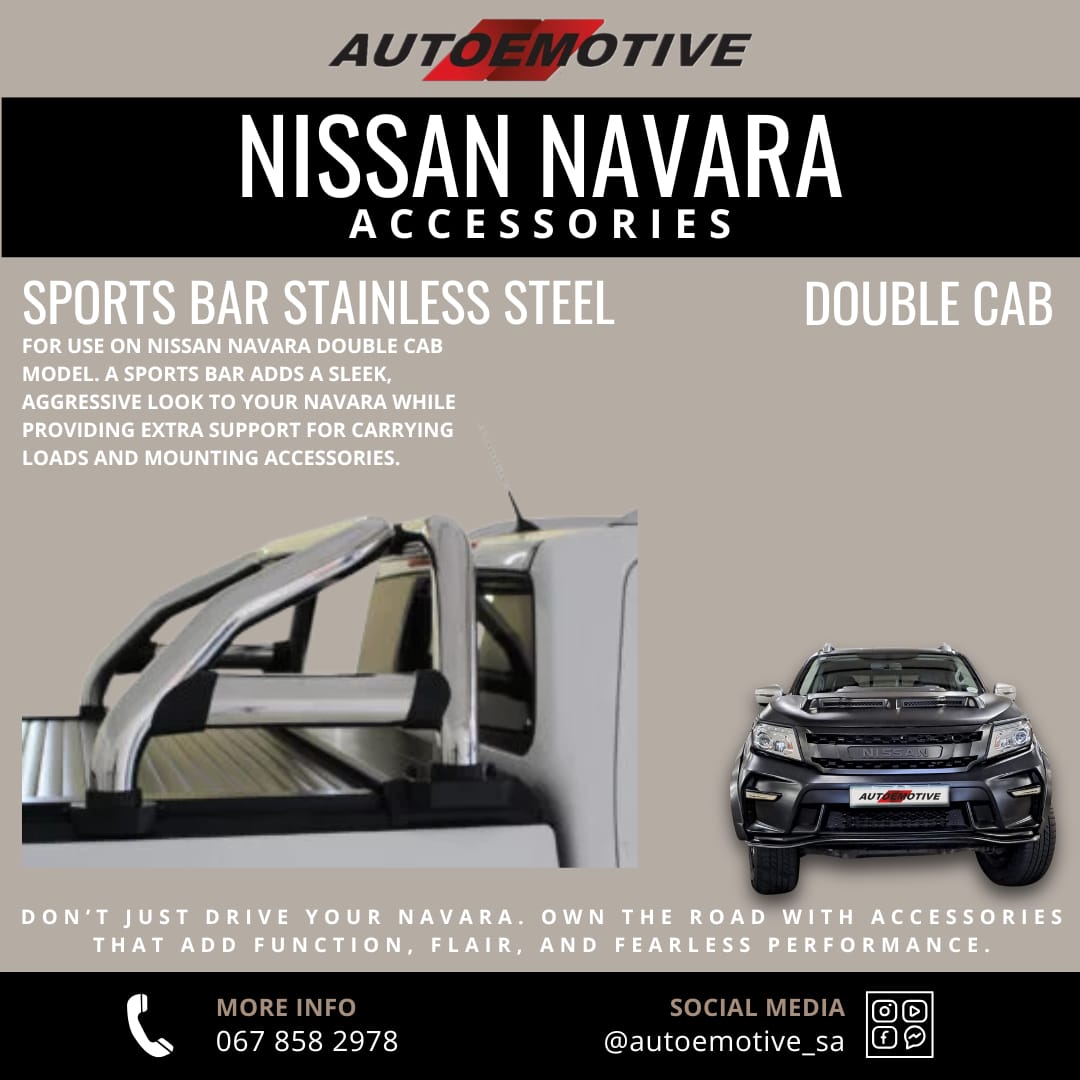 Nissan Navara Sports Bar Stainless Steel - Private Seller Nissan Navara Sports Bar Stainless Steel - Private Seller
