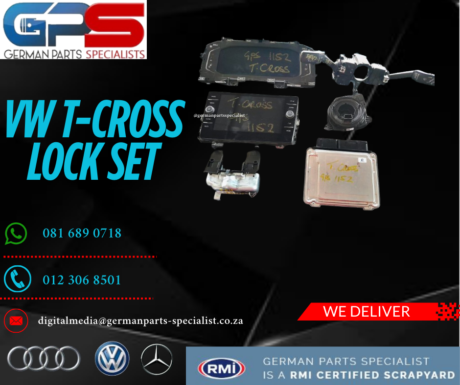 Vw T-Cross Lockset For Sale. - Private Seller Vw T-Cross Lockset For Sale. - Private Seller