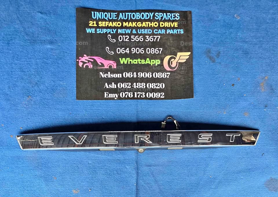 Ford Everest Complete Tailgate Handle Trim Ford Everest Complete Tailgate Handle Trim