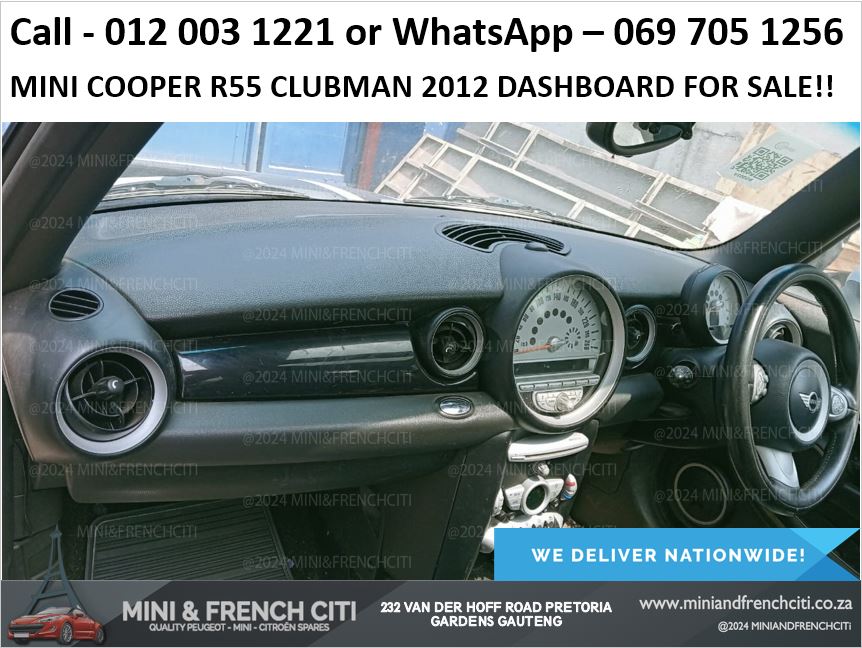 Mini Cooper R55 Clubman 2012 Dashboard For Sale – OEM Interior Replacement!! - Private Seller Mini Cooper R55 Clubman 2012 Dashboard For Sale – OEM Interior Replacement!! - Private Seller