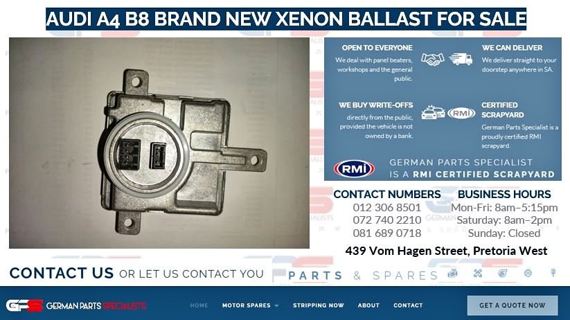 AUDI A4 B8 BRAND NEW XENON BALLAST FOR SALE - Private Seller AUDI A4 B8 BRAND NEW XENON BALLAST FOR SALE - Private Seller