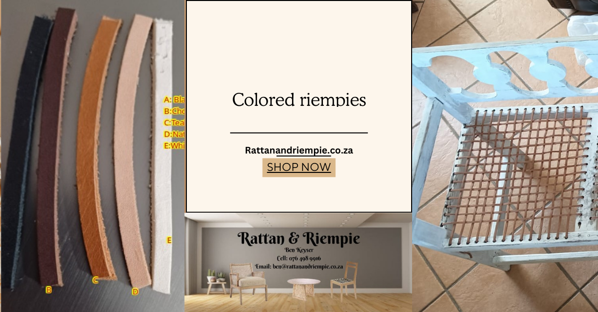 Rattan and Riempie DIY materials