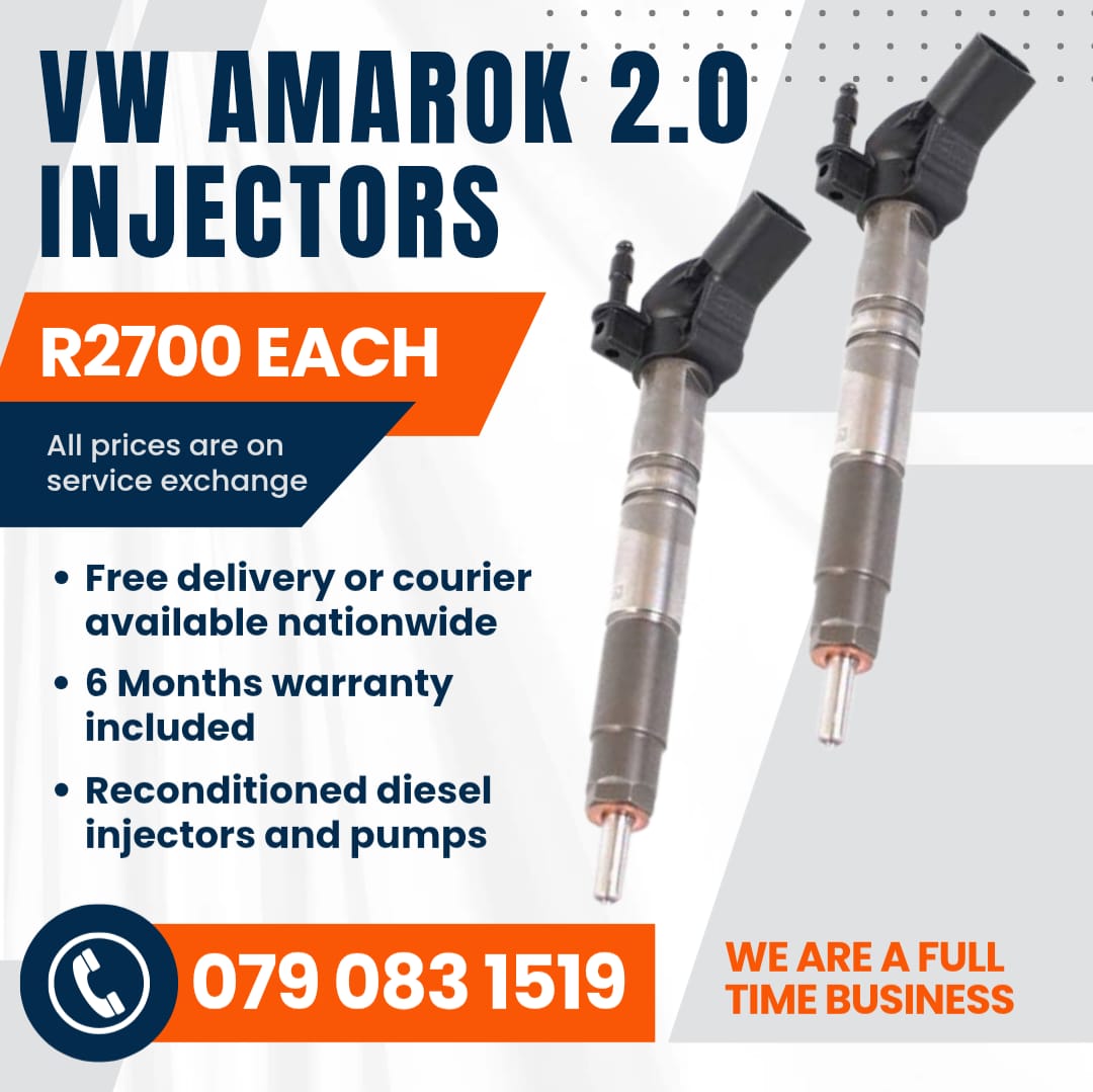 VW AMAROK 2.0 INJECTORS FOR SALE WITH WARRANTY INCLUDED - Private Seller VW AMAROK 2.0 INJECTORS FOR SALE WITH WARRANTY INCLUDED - Private Seller