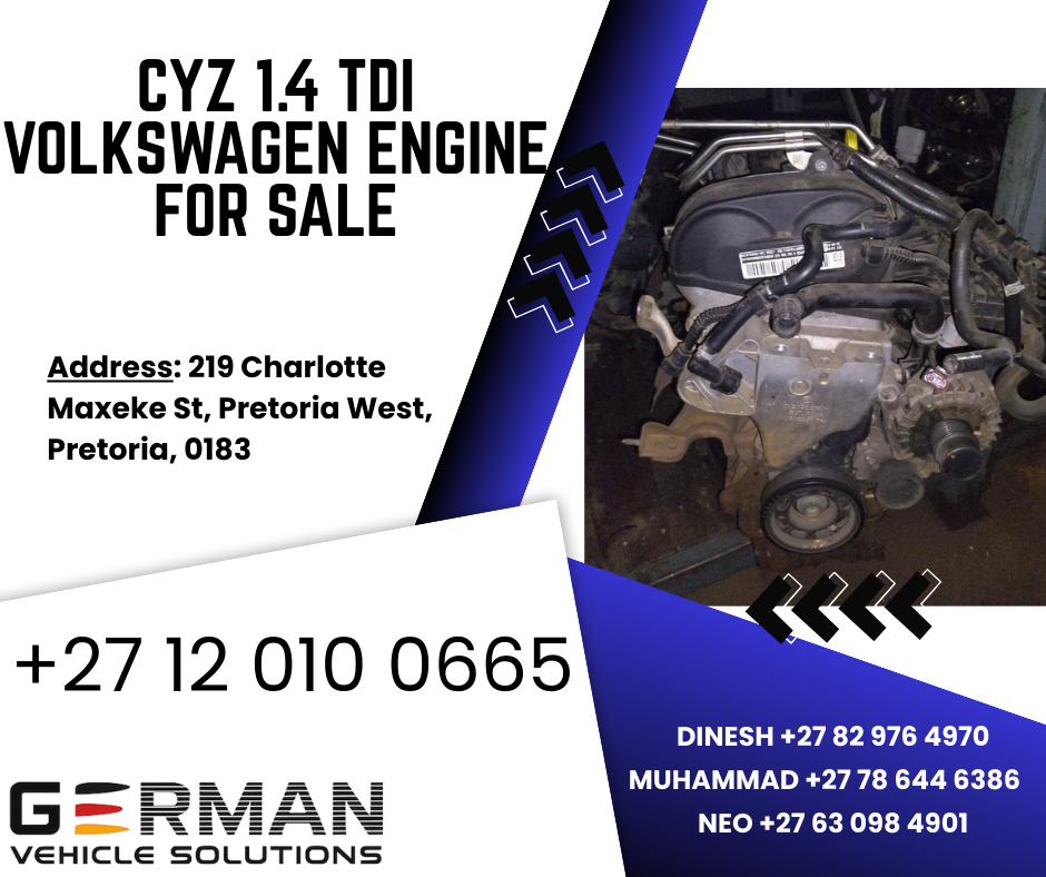 cyz 1.4 tdi volkswagen engine for sale used - Private Seller cyz 1.4 tdi volkswagen engine for sale used - Private Seller