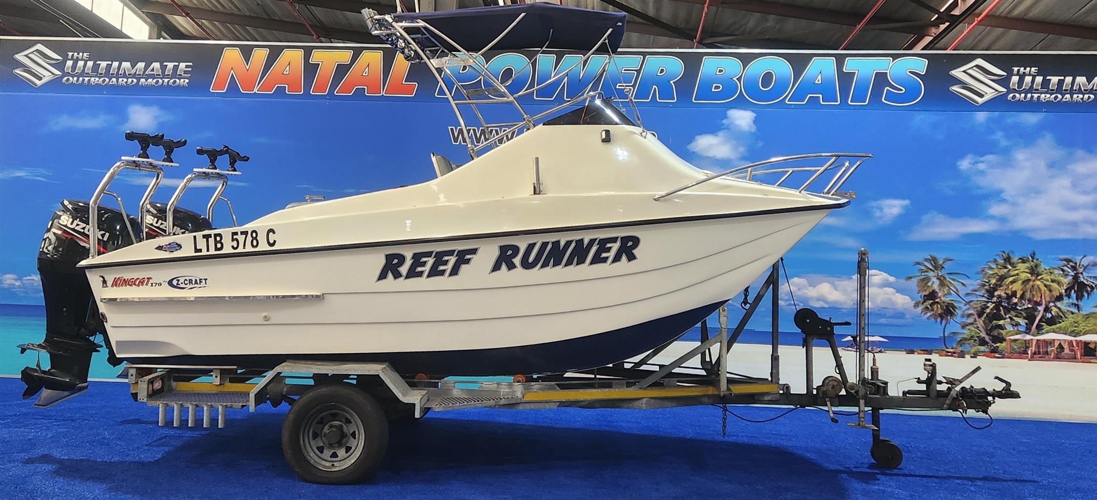 KINGCAT 170 ON TRAILER 2 X 90 HP SUZUKI 4 STROKES KINGCAT 170 ON TRAILER 2 X 90 HP SUZUKI 4 STROKES