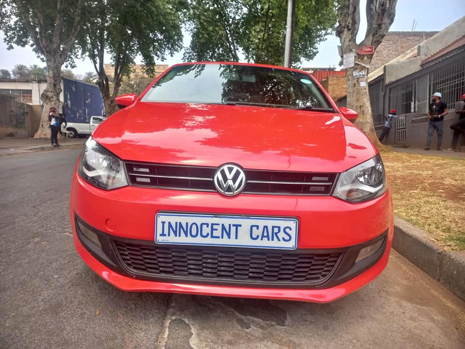 2012 VW POLO VIVO HATCHBACK 1.4 PETROL, MANUAL, RED COLOR, MILEAGE 98000KMS