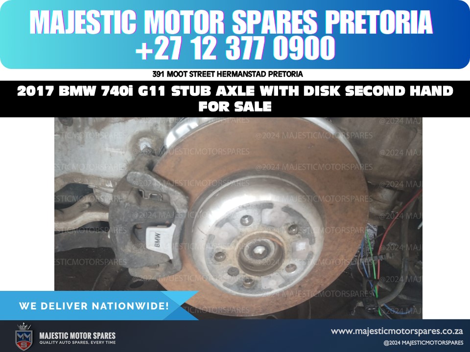2017 BMW 740i G11 Stub Axle with Disk for sale. - Private Seller 2017 BMW 740i G11 Stub Axle with Disk for sale. - Private Seller