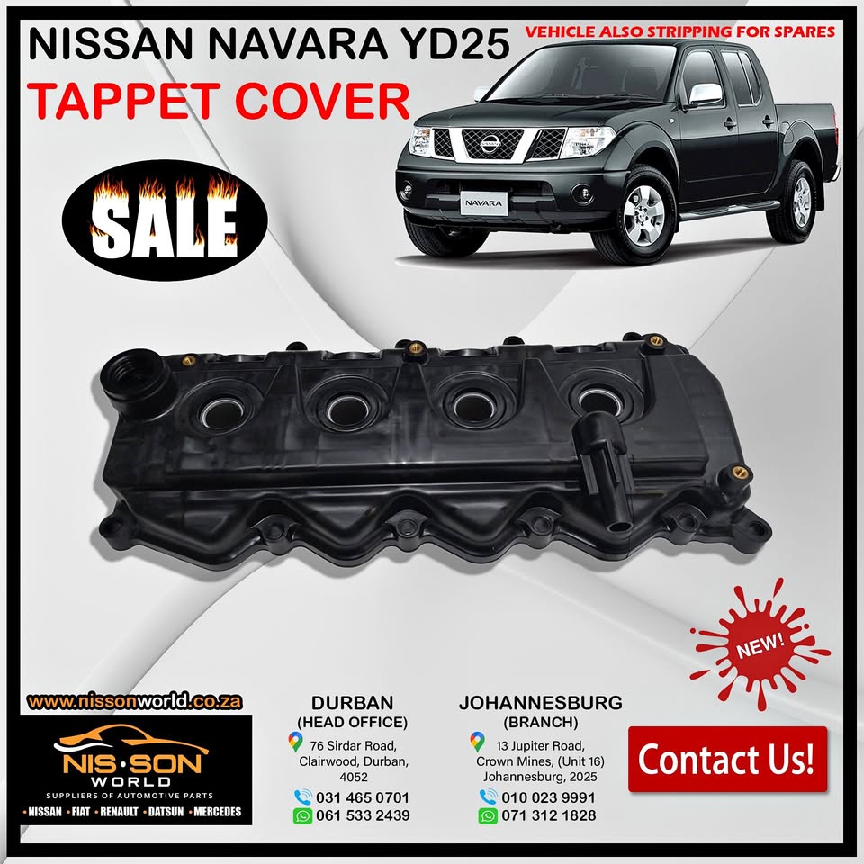 NISSAN NAVARA YD25 TAPPET COVER - Private Seller