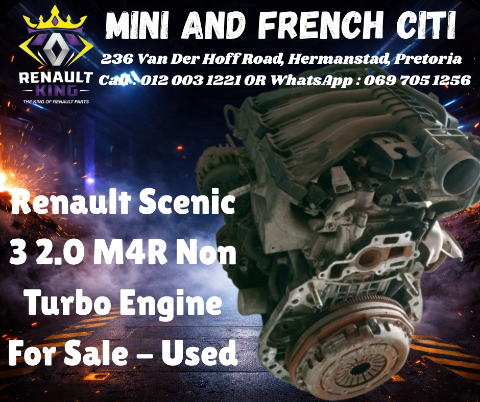 Used OEM Non Turbo Engine Renault Scenic 3 2.0 M4R Engine For Sale - Private Seller Used OEM Non Turbo Engine Renault Scenic 3 2.0 M4R Engine For Sale - Private Seller