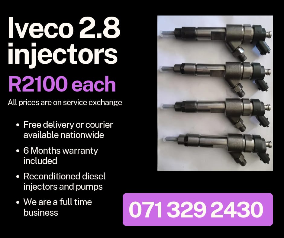IVECO 2.8 INJECTORS FOR SALE WITH WARRANTY INCLUDED - Private Seller IVECO 2.8 INJECTORS FOR SALE WITH WARRANTY INCLUDED - Private Seller