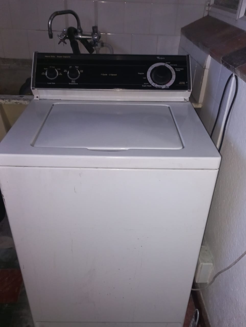 whirlpool 13kg top loader