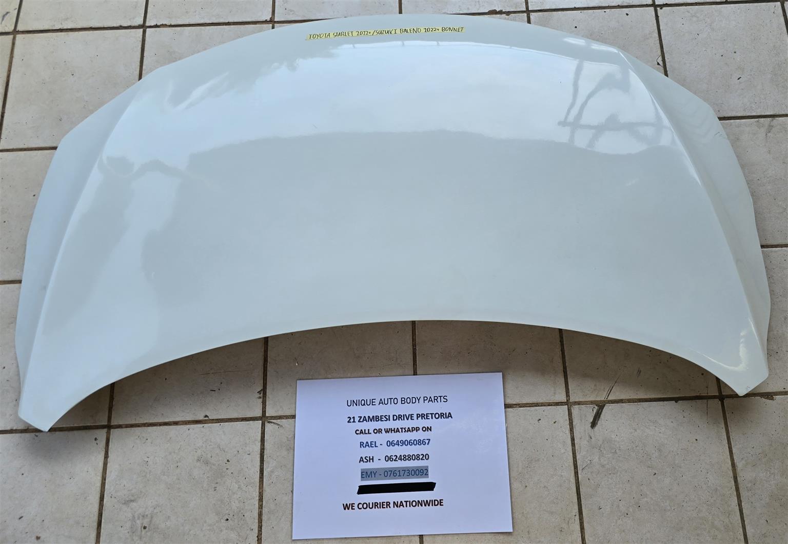 Genuine Toyota Starlet / Genuine Suzuki Baleno 2022 + Bonnet Genuine Toyota Starlet / Genuine Suzuki Baleno 2022 + Bonnet