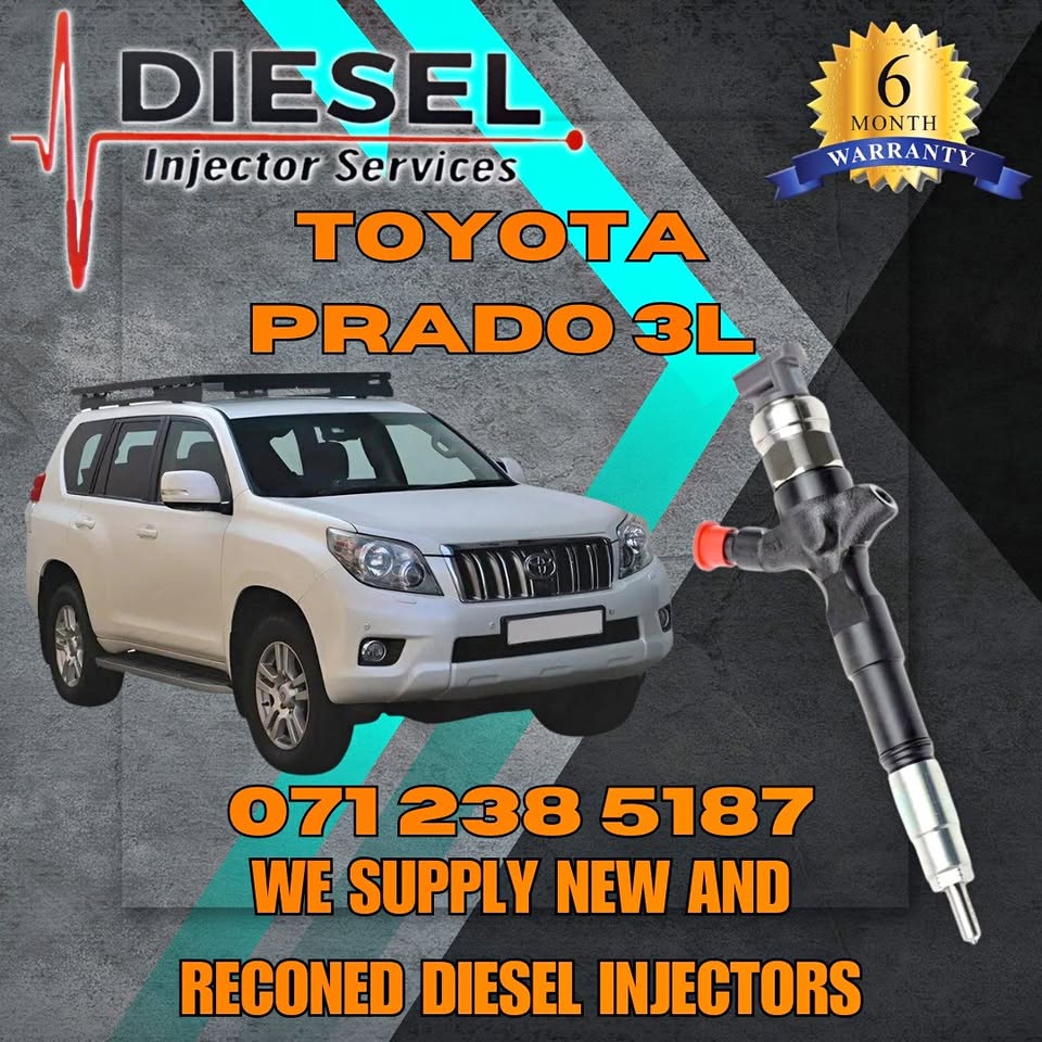 TOYOTA PRADO 3L DIESEL INJECTORS FOR SALE OR RECON - Private Seller TOYOTA PRADO 3L DIESEL INJECTORS FOR SALE OR RECON - Private Seller