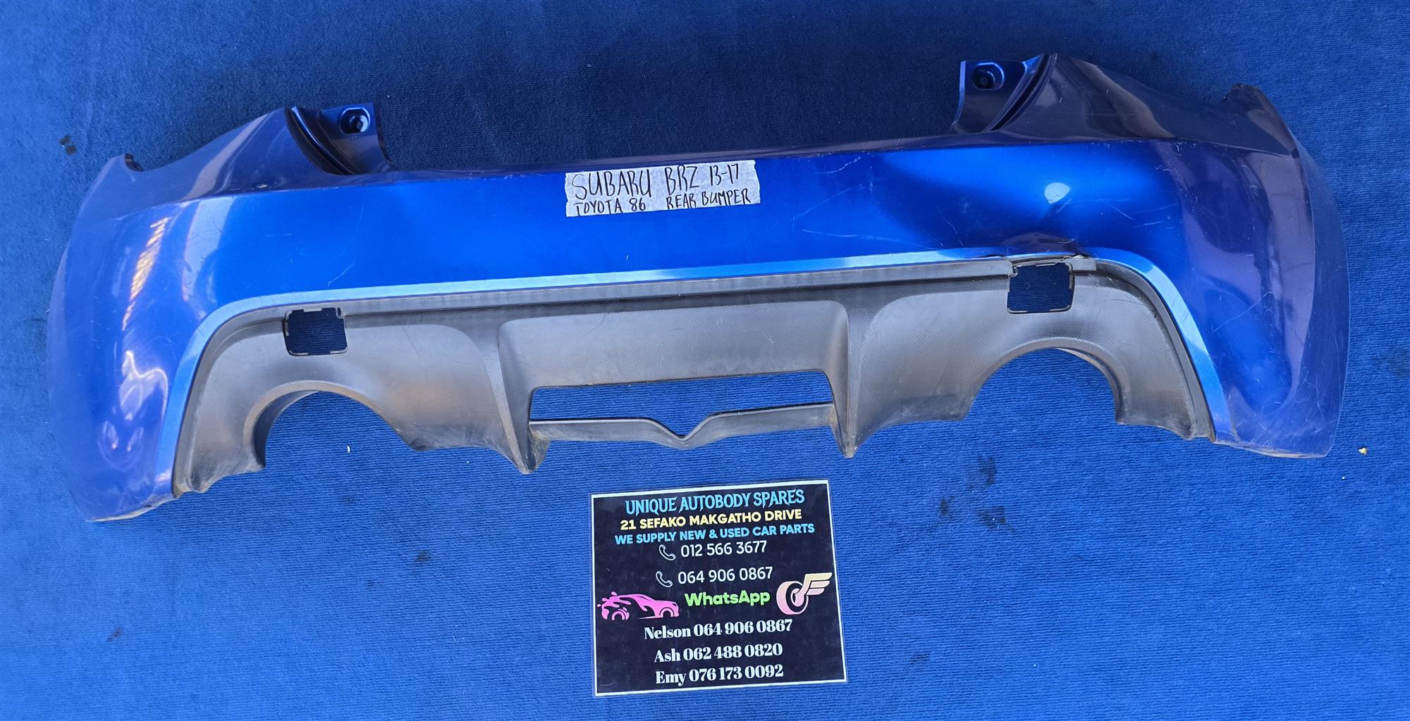 Subaru BRZ 2013 - 2017 / Toyota 86 Rear Bumper