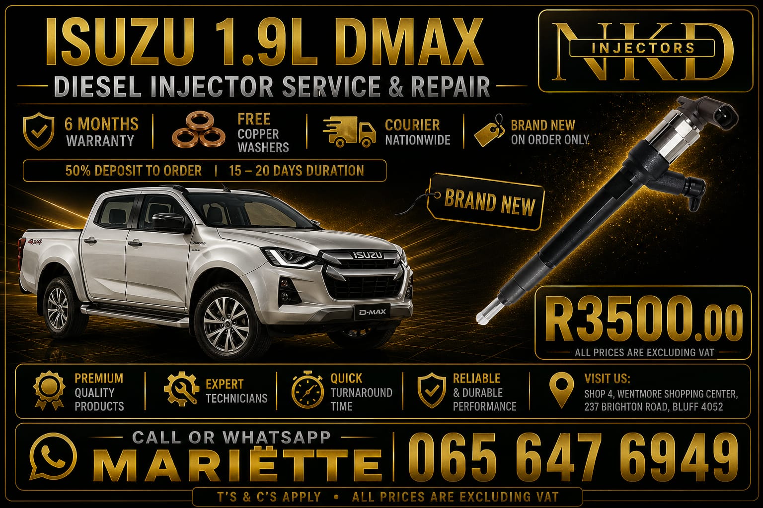 T'S & C'S Apply 1.9 Isuzu - Private Seller T'S & C'S Apply 1.9 Isuzu - Private Seller