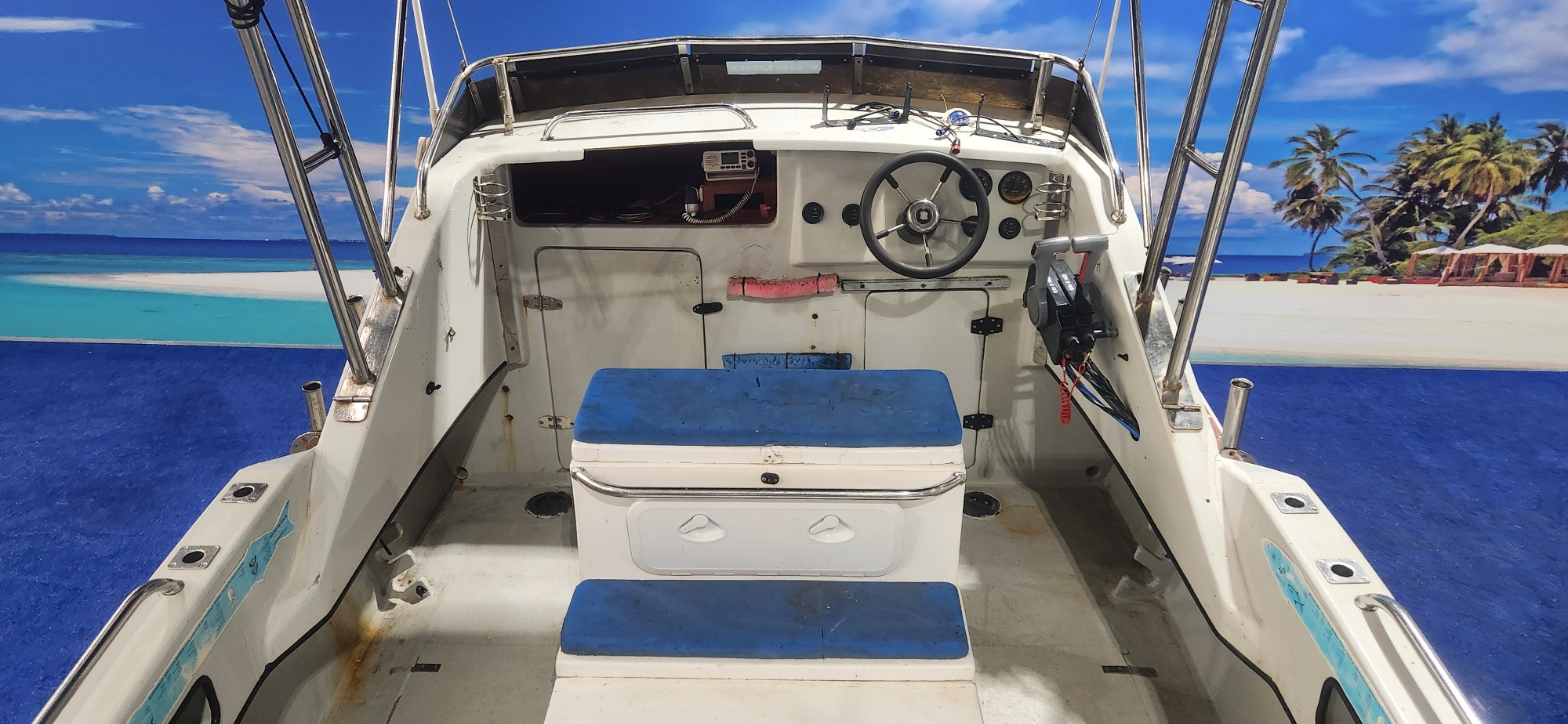 TOMCAT 22 FT ON TRAILER 2 X 140 SUZUKI 4 STROKES 1400 HOURS